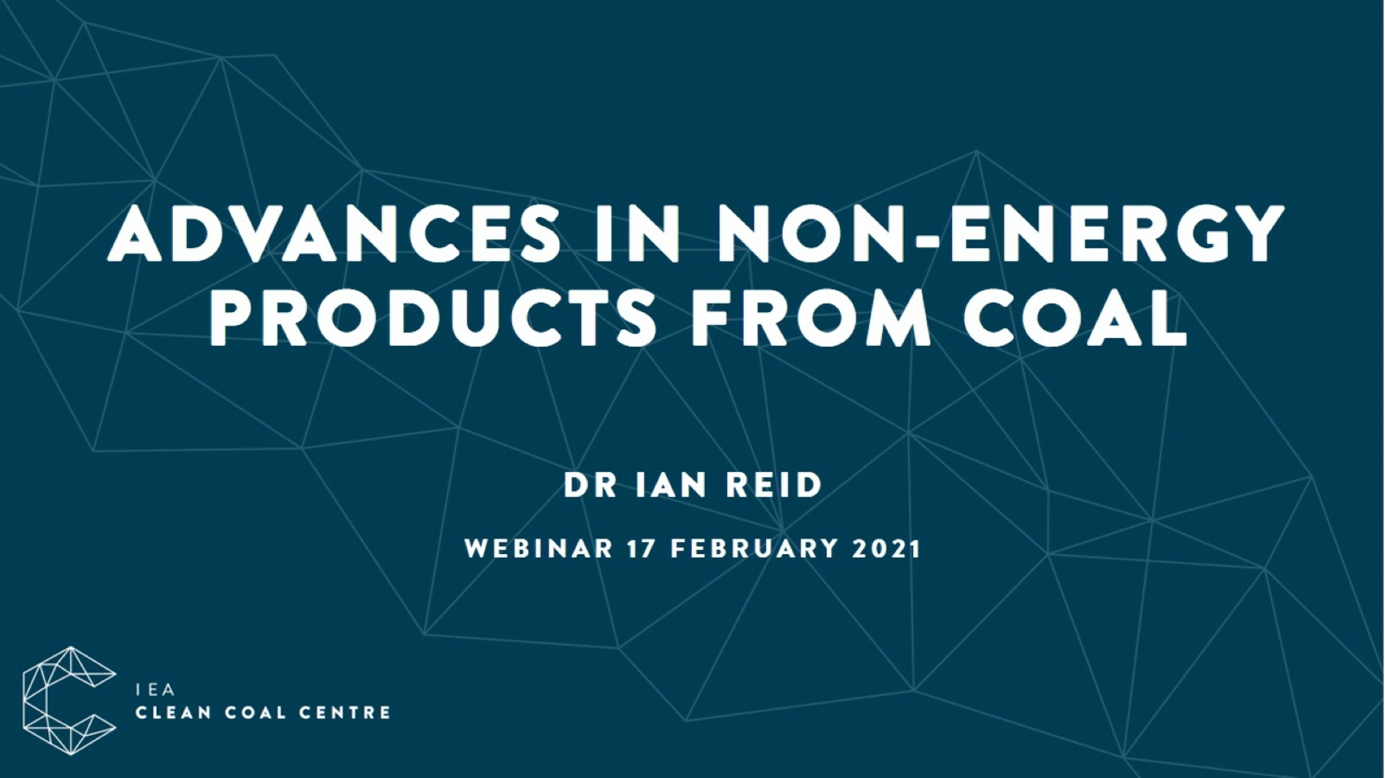 Non-Energy Products from Coal