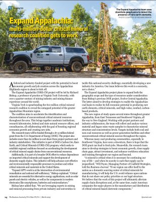 Business Journal Expand Appalachia Article